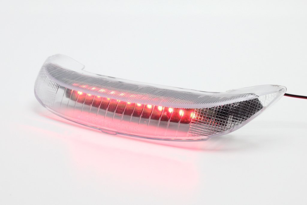 送料格安 SuperDio ZX AF28 LEDリアスポイラー用クリアLEDテールランプ AF27 スーパーディオ ウイング HONDA ホンダ