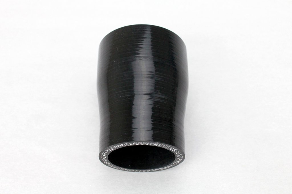 送料格安 40mm-50mm 異徑ストレート 強(qiáng)化シリコンホース 4層 ブラック 黒 4プライ インテークホース ラジエーター ヒーター 40Φ-50Φ
