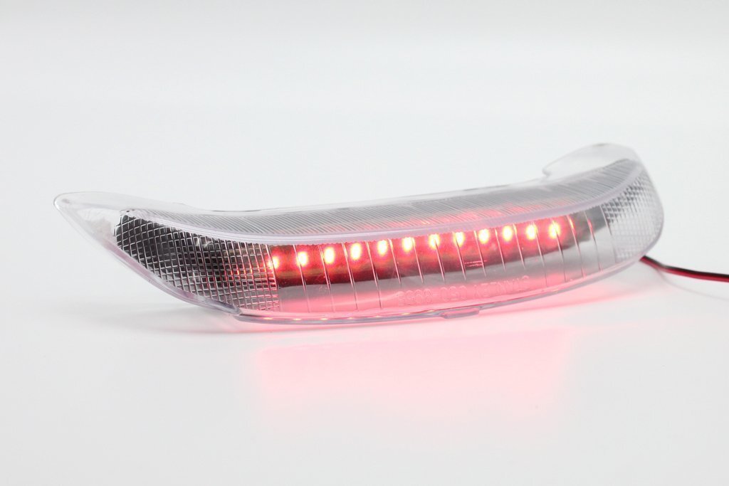 送料格安 SuperDio ZX AF28 LEDリアスポイラー用クリアLEDテールランプ AF27 スーパーディオ ウイング HONDA ホンダ