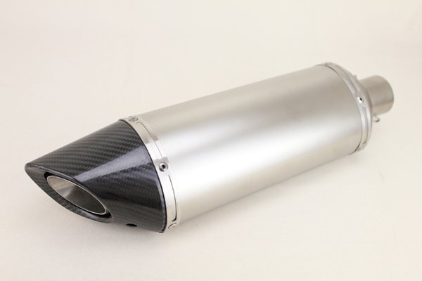 280mmカーボンエンドサイレンサーZRX1100 GPZ900R ZX-9R ZZR1400 ZX-11 ZRX1200 ゼファー1100 ZRX400 ZZR400 GPZ400F ZX-10R ZZR1100 12R