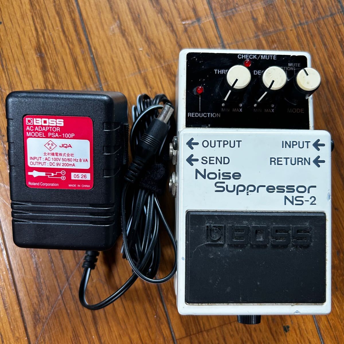 BOSS Noise Suppressor NS-2/ボス ノイズサプレッサー PSA-100P アダプター付き