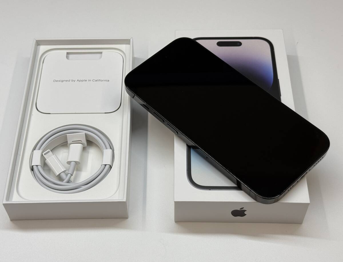 カナダ版美品 Apple iPhone 14 Pro 512GB スペースブラック SIMフリー 