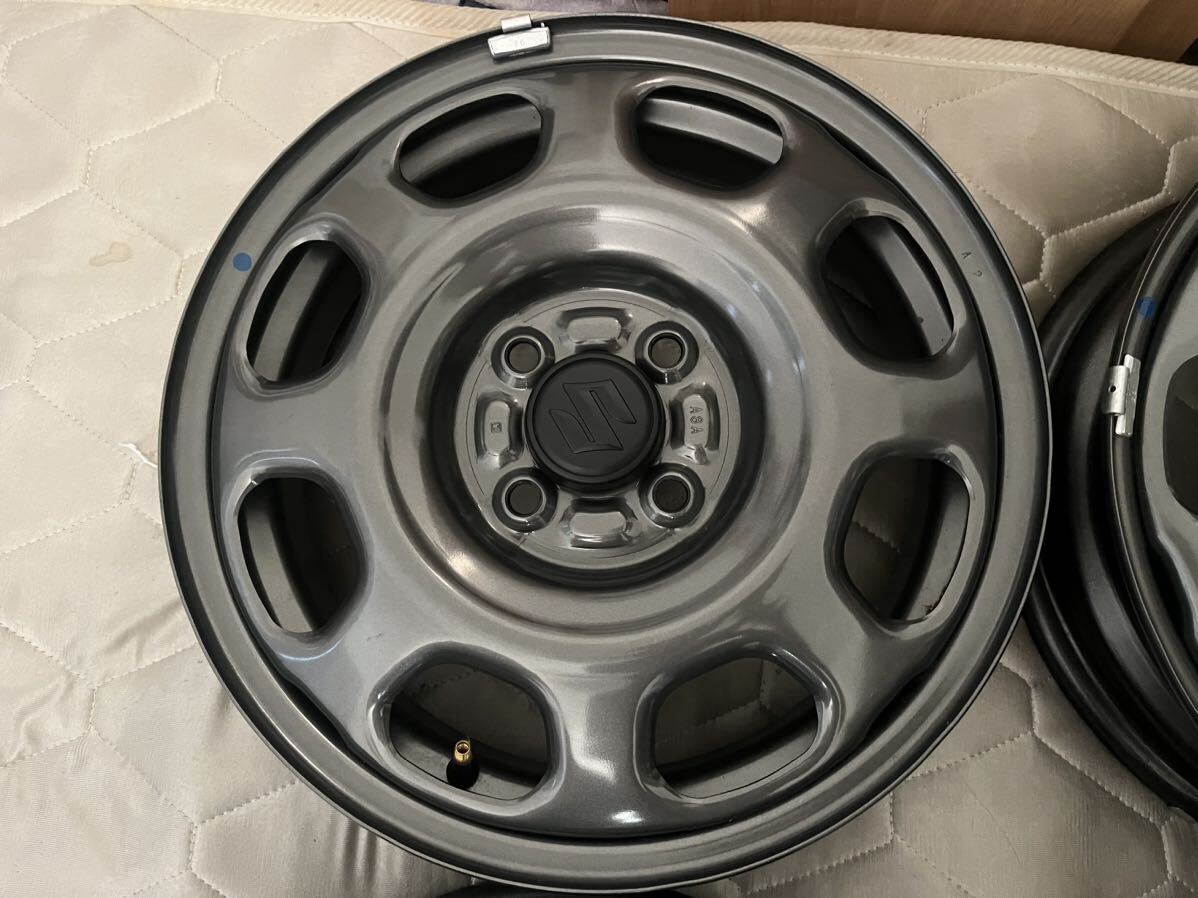 新車外し スズキハスラー純正スチールホイール4本