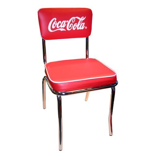 ★憧れのアメリカンダイナー！Coca-Cola コカコーラ カフェチェア ＵＳＡ アメリカンダイナー 椅子 チェアー カフェ アメリカ雑貨 ダイナー