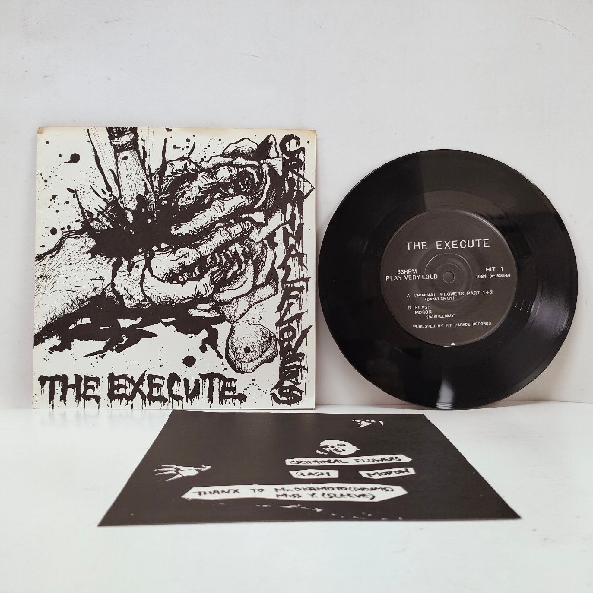☆【EP】THE EXECUTE CRIMINAL FLOWERS エクスキュート パンク ハードコア a-15335/15336