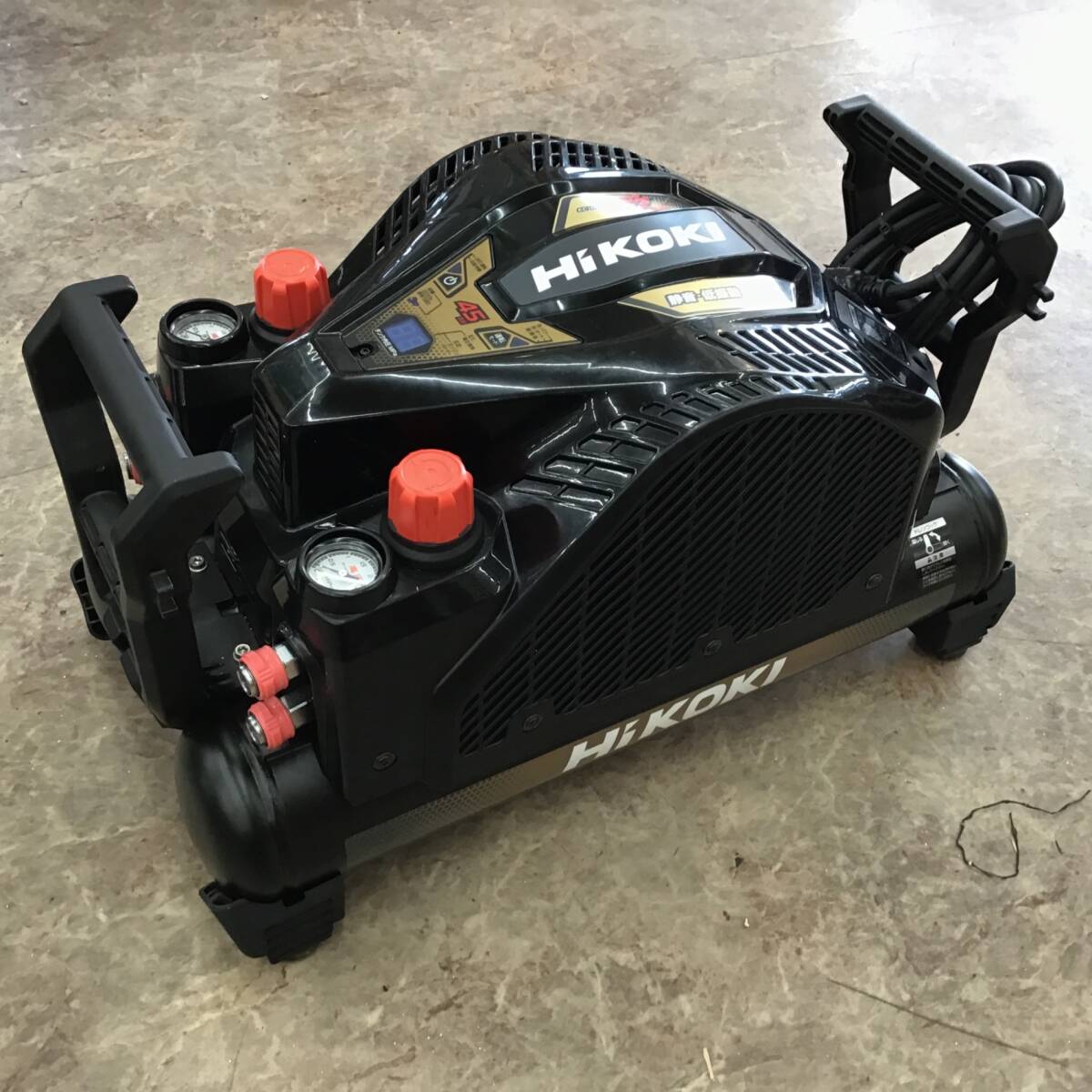 【美品】★ハイコーキ(HIKOKI ※旧:日立工機) エアコンプレッサー EC1445H3(CS)