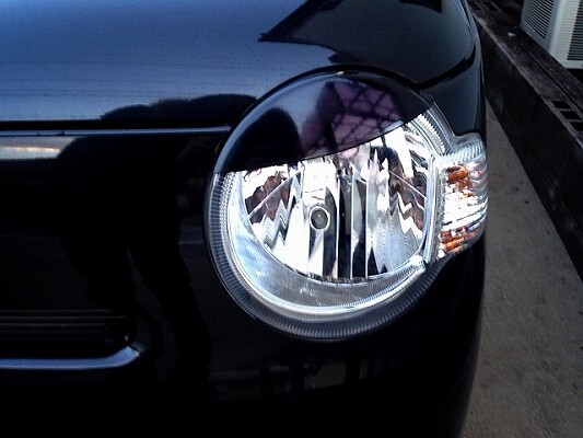 Daihatsu L675S Mira Cocoa галоген передняя фара для FRP производства eye line ("реснички") Type1 оригинальный цвет покрашен T19: хлопок слоновая кость