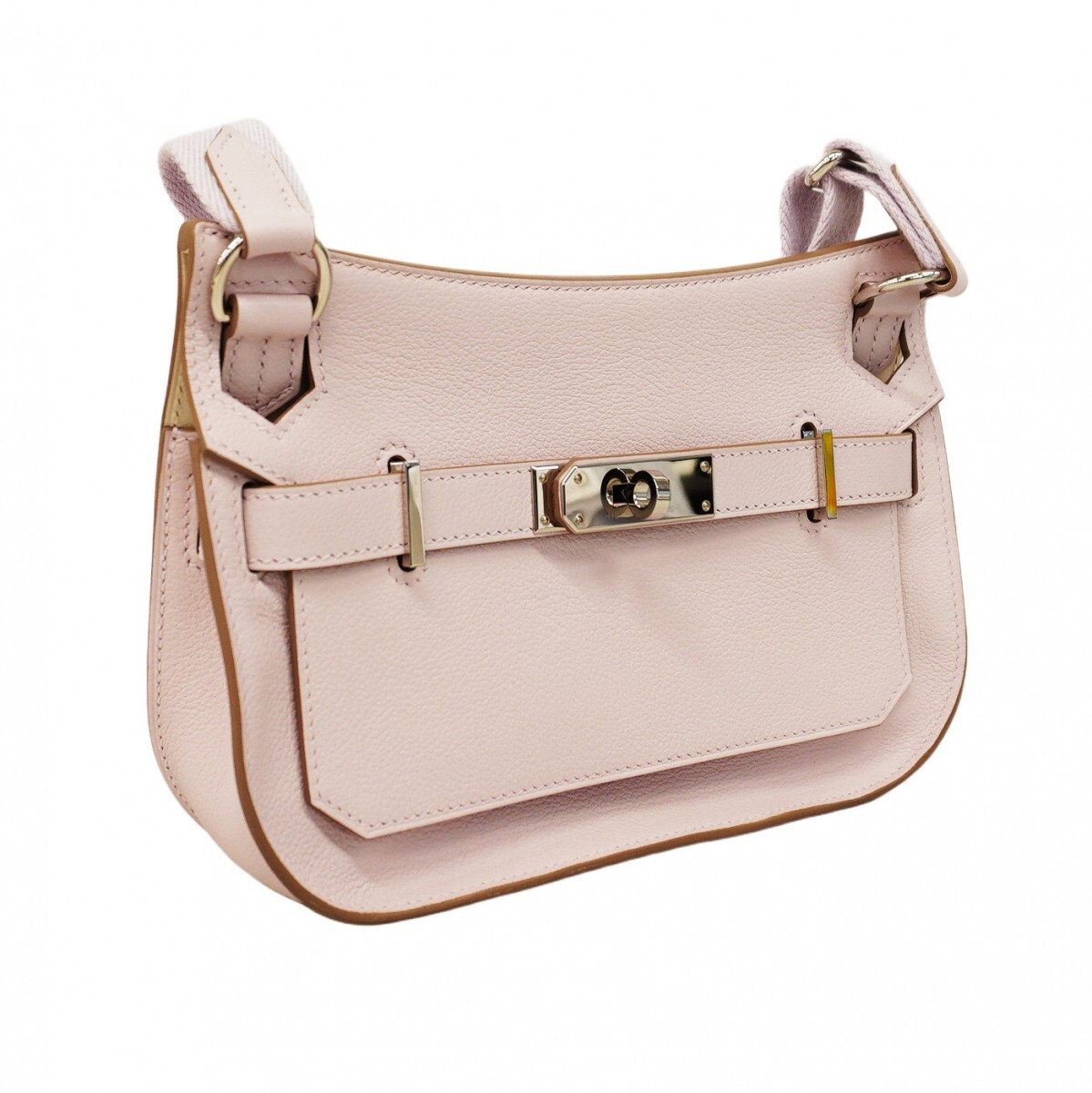 [4sc2831] Hermes shoulder bag jipsie-ru Mini veruso ever color mauve pale nata silver metal fittings B stamp [ used ] lady's 