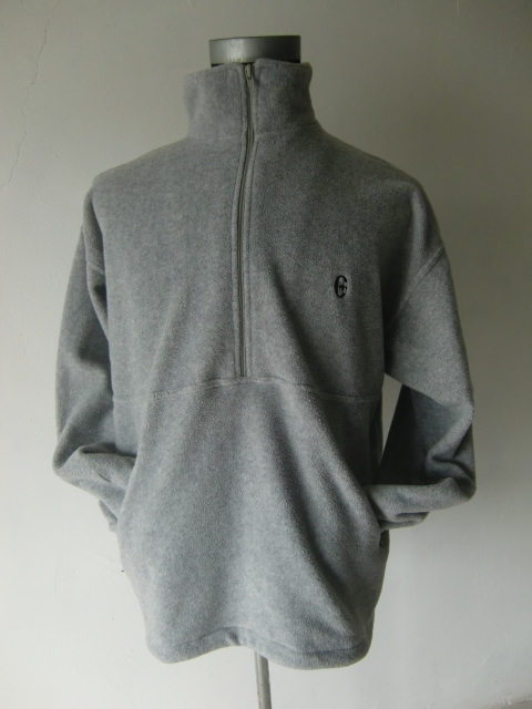 送料無料 90’s イタリア製 Conte of Florence ハーフジップ プルオーバー トラック ジャケット フリース シャツ 90年代 旧タグ スナップT_画像2