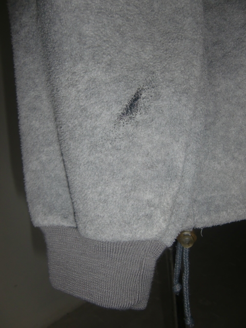 送料無料 90’s イタリア製 Conte of Florence ハーフジップ プルオーバー トラック ジャケット フリース シャツ 90年代 旧タグ スナップT_画像6