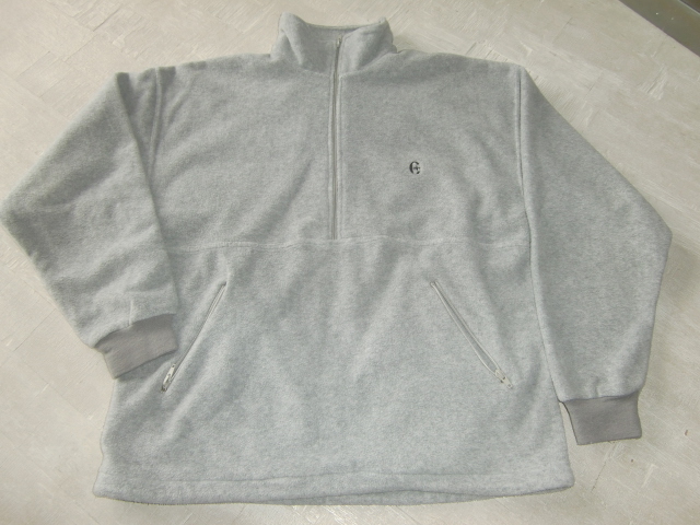 送料無料 90’s イタリア製 Conte of Florence ハーフジップ プルオーバー トラック ジャケット フリース シャツ 90年代 旧タグ スナップT_画像7