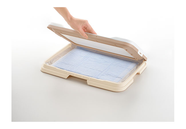 o cleaning easy step tray regular ivory Ricci .ru dog .. dog dog DOG love dog toilet ...8kg and downward 