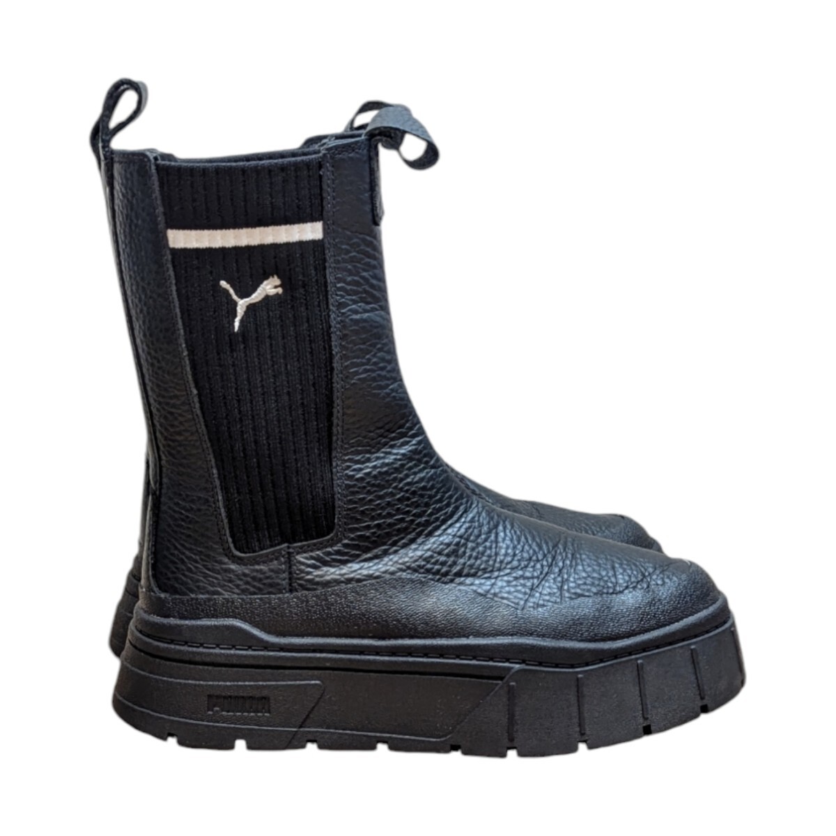 PUMA プーマ メイズスタック チェルシーブーツ 22 5cm ブラック PUMA プーマ メイズスタック チェルシーブーツ 22 5cm ブラック