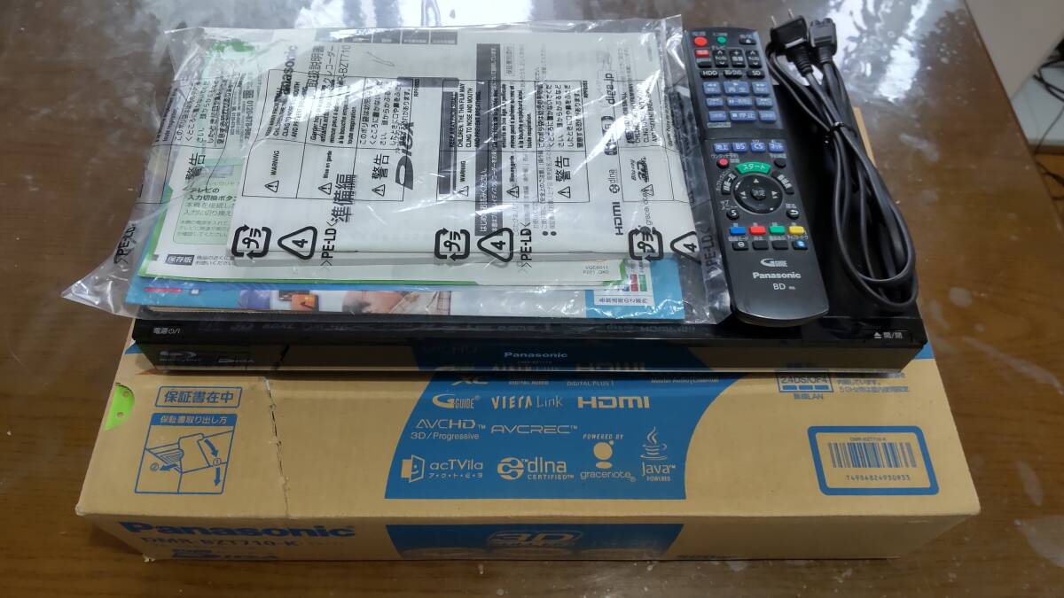 パナソニック DMR-BZT710 4TB換装済 完動品! パナソニック DMR-BZT710 4TB換装済 完動品!
