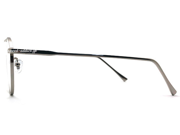 W BRIDGE BOSLLINGTON SUNGLASS SILVER × CLEAR/ двойной Bridge Boss Lynn тонн солнцезащитные очки two Bridge раунд type date очки retro sharp маленький .