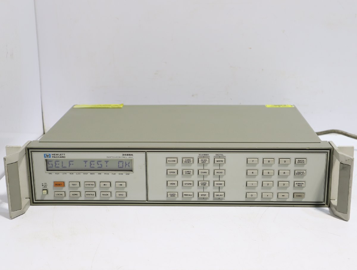 Yahoo!オークション - 140 HP 3488A SWITCH/CONTROL UNIT Yahoo!オークション - 140 HP 3488A SWITCH/CONTROL UNIT