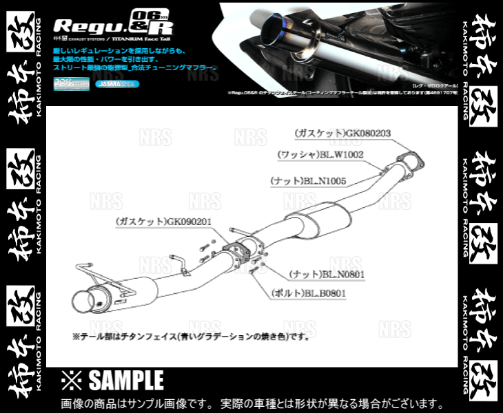 柿本改 カキモト Regu.06＆R スカイライン R33/ECR33 RB25DET 1993/8～1998/5 FR車 5MT/4AT (N21307