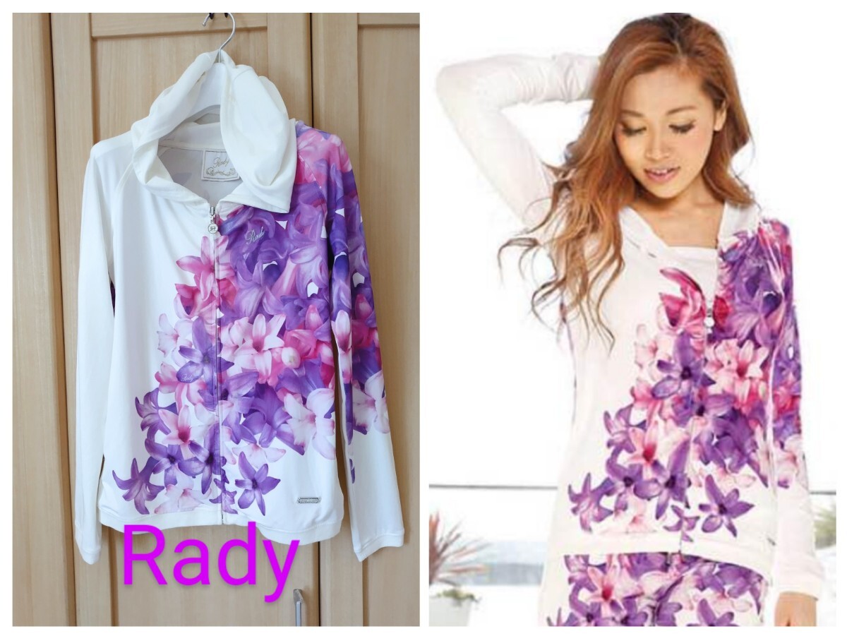 Rady レディ レディースF エレガンスフラワー 花柄 フルジップ Rady レディ レディースF エレガンスフラワー 花柄 フルジップ