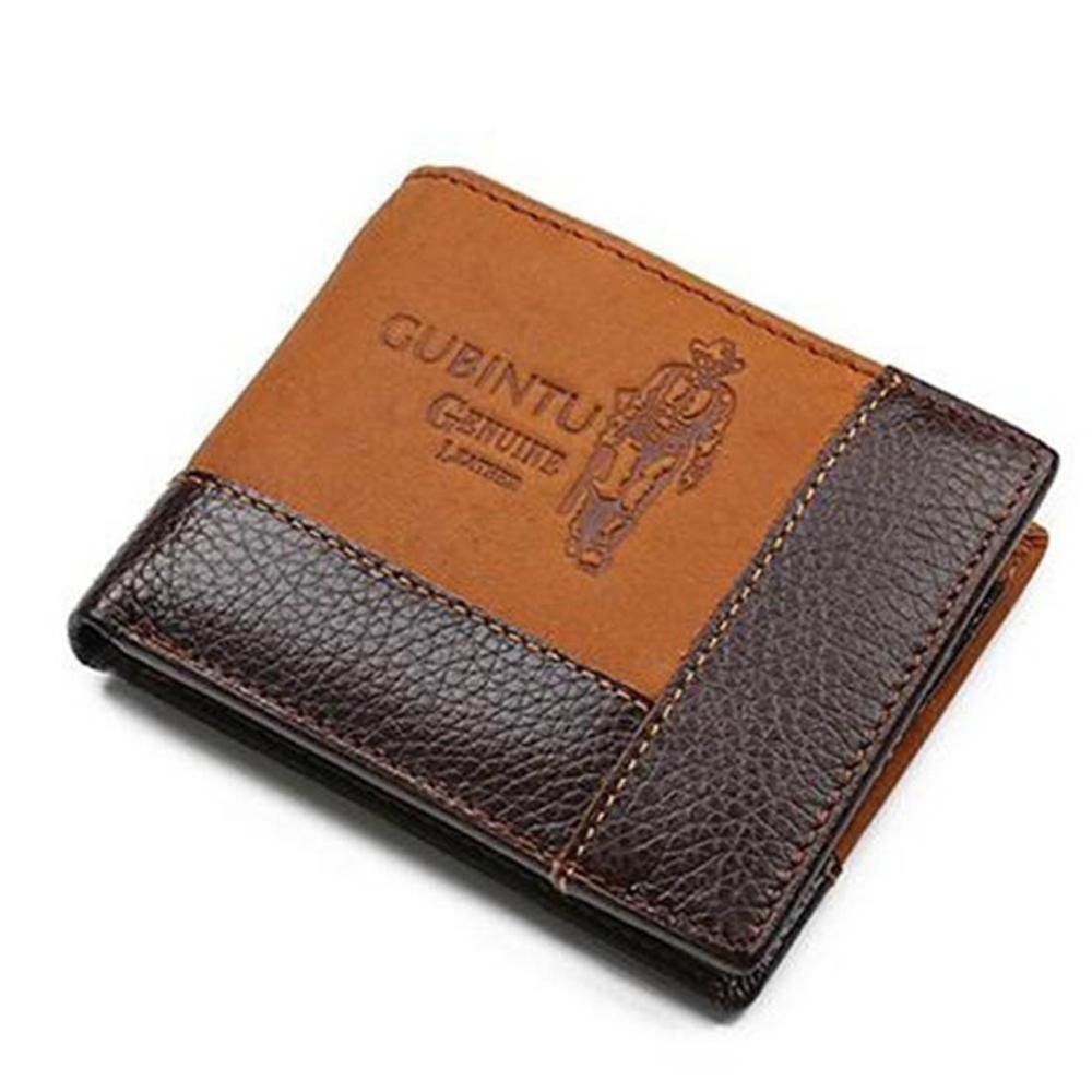CSN013#メンズ財布 二つ折り財布 本革レゼント シンプル 小銭入れ レザー多機能 大容量 カジュアル