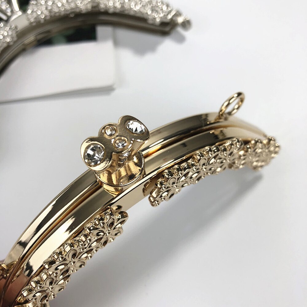 LDL604# がま口 金具 口金 ハンドメイド アンティーク バッグ 財(cái)布 ポーチ 手蕓 ヴィンテージ きらきら かわいい