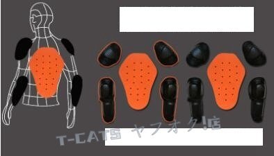 ☆新品メンズバイクウエア バイクジャケット メッシュバイク用 ライダースジャケット パッド付 ブルゾン春夏 耐沖撃 S～4XL/ブラック