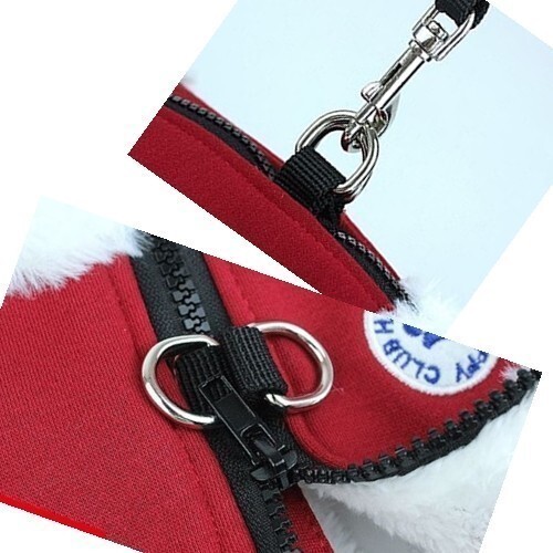 LDL2616# 防寒 ペット用品 犬服【S 灰】犬 アウター コート