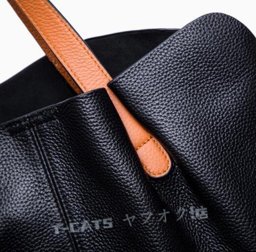 ☆新品 本牛革 トートバッグ 斜めがけショルダーバッグ2WAY 本革 上品レディース 通勤バッグ 収納 通勤レザー/赤色