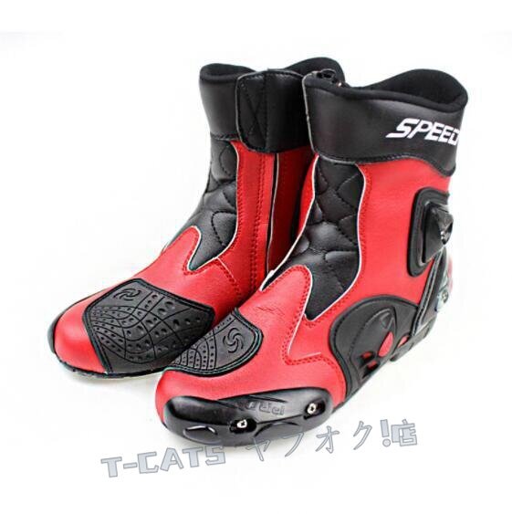☆新品バイクシューズ ライディングシューズ バイク メンズ バイクブーツバイク用ブーツ 防水 耐摩擦 バイク用品 四季 白 44（27cm）