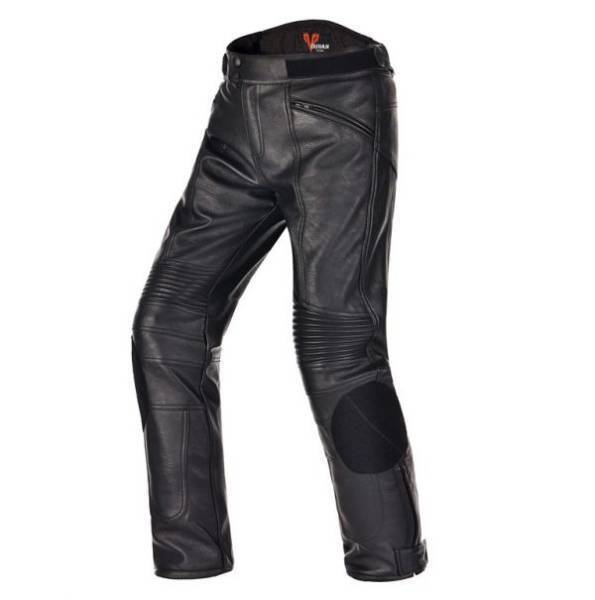 LDL2301# レザーレーシングパンツ メンズ 合革 バイク用 皮バンクセンサー機能付き ツーリング ライダース ライディングズボン 黒 XL