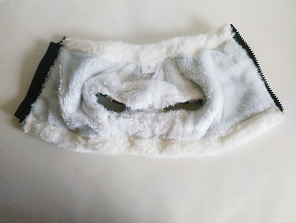 LDL2687# ハーネス＆リード★冬【L ネイビー】胴輪 小型犬 里ボアで 暖かい!防寒 ペット用品 犬服【L紺】犬 アウター コート