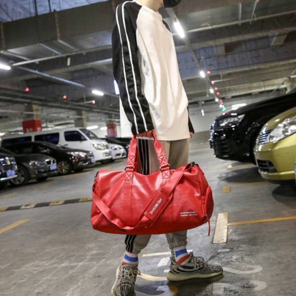 !_LDL1179# кожа сумка "Boston bag" мужской кожа Boston задний сумка на плечо уличный кемпинг сумка большая вместимость путешествие красный 