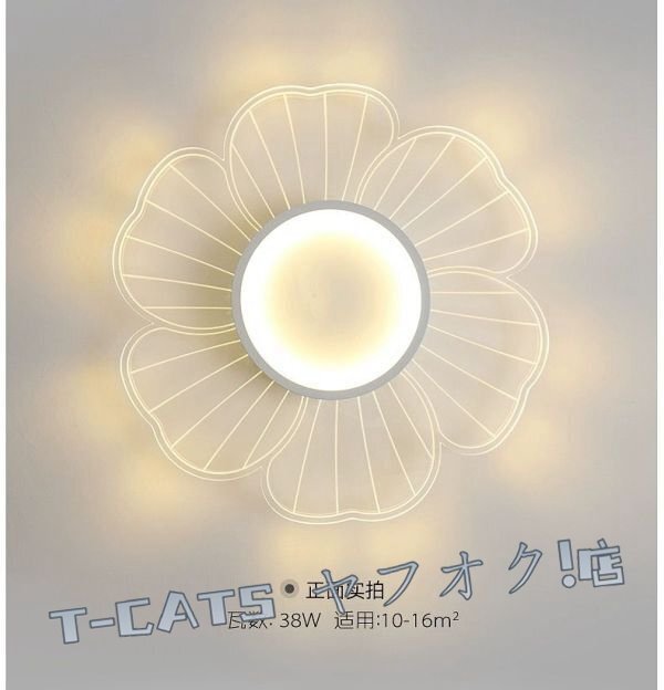 新品☆LED シーリングライト 高透過率の 花の形 調光 調色 新品☆LED シーリングライト 高透過率の 花の形 調光 調色