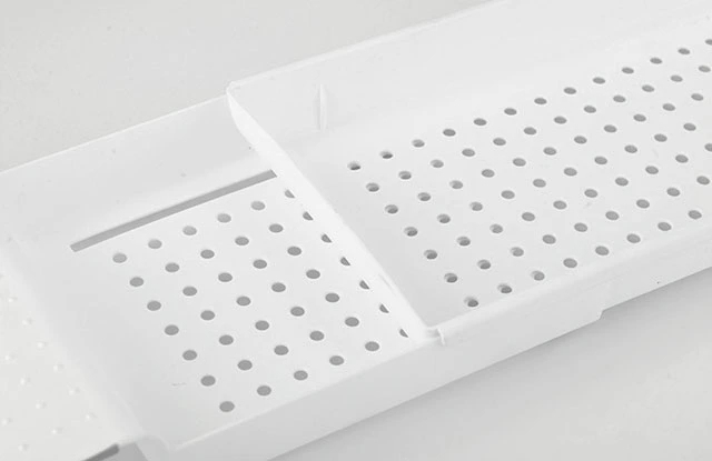 LDL1667#ba старт черный эластичный ванна tray ширина 55cm~78cm× длина 17.5cm× высота 5cm ванна белый серый Monotone 