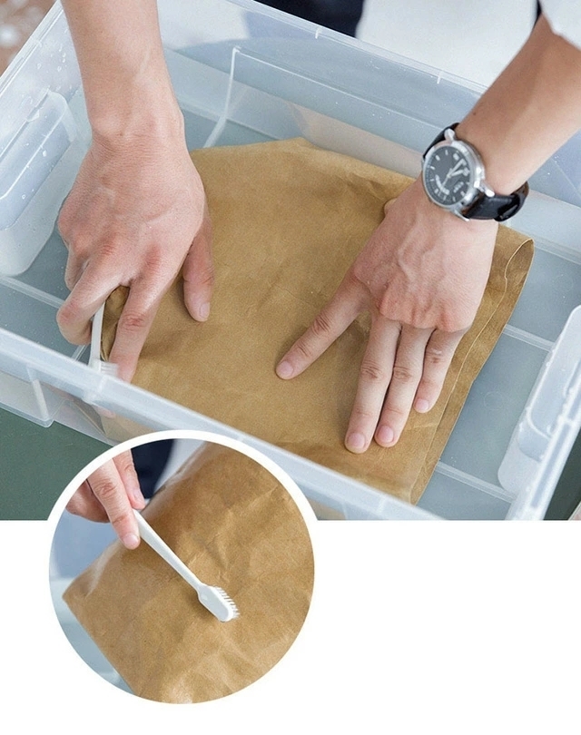 LDL1684# средний бумажная сумка бардачок горшок покрытие серый / чёрный / натуральный 