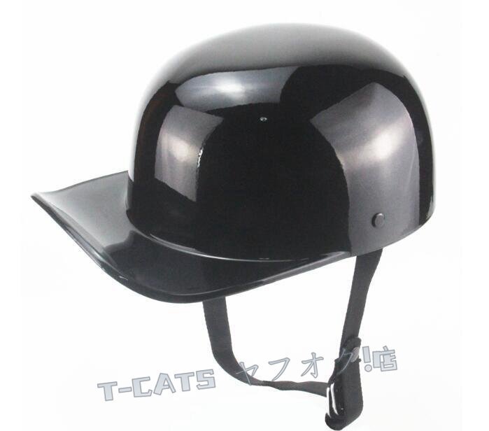 ☆新品ハーフヘルメット 半キャップヘルメット レトロ 野球帽 オープンフェイスヘルメット ヴィンテージスタイル 軽量 男女兼用 M オレンジ
