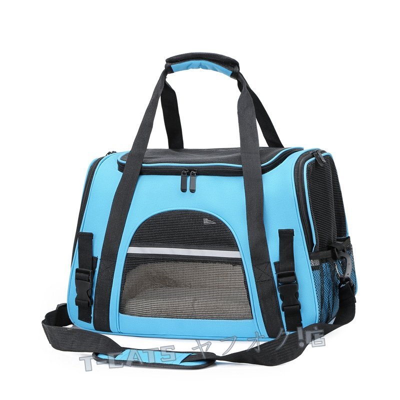 ☆新品キャリーバッグ ペットキャリー ショルダー 手提げ 貓 小型犬 お灑落 通気性 旅行 通院 3way パープル お色選択可