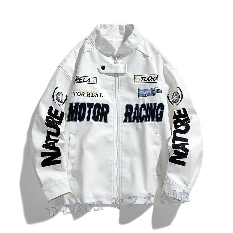 新品☆メンズ バイクジャケット ライダース PU レザージャケットフライトジャケット ミリタリージャケット ブルゾン 革ジャン M~4XL