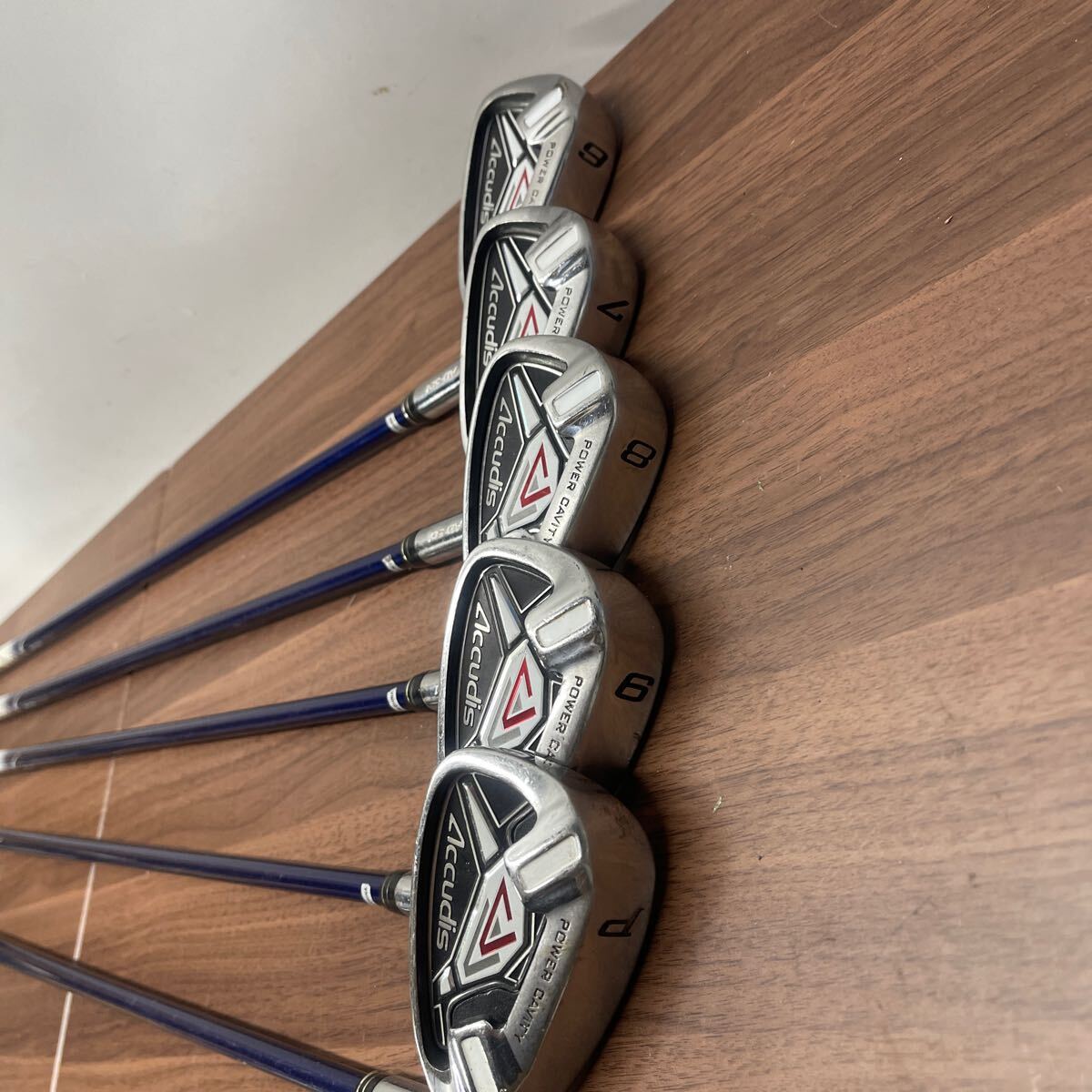 「ゴ32」Accudisアキュディース　AD-501 右利き用　メンズ　6、7、8、9、P番　5本セット（241031）