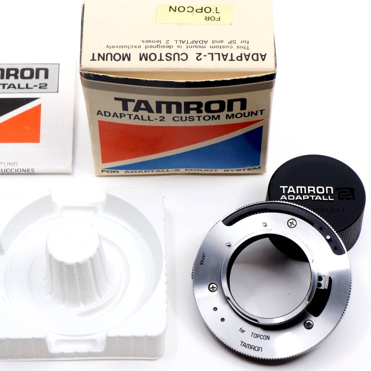 極美品 タムロン アダプトール2 トプコン用 TOPCON TAMRON ADAPTALL リアキャップ・元箱付き