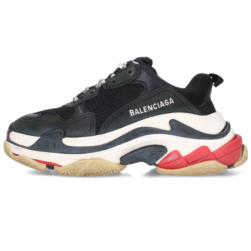 バレンシアガ BALENCIAGA TRIPLE S TRAINERS サイズ:37 トリプルエスレースアップスニーカー 中古 OM10