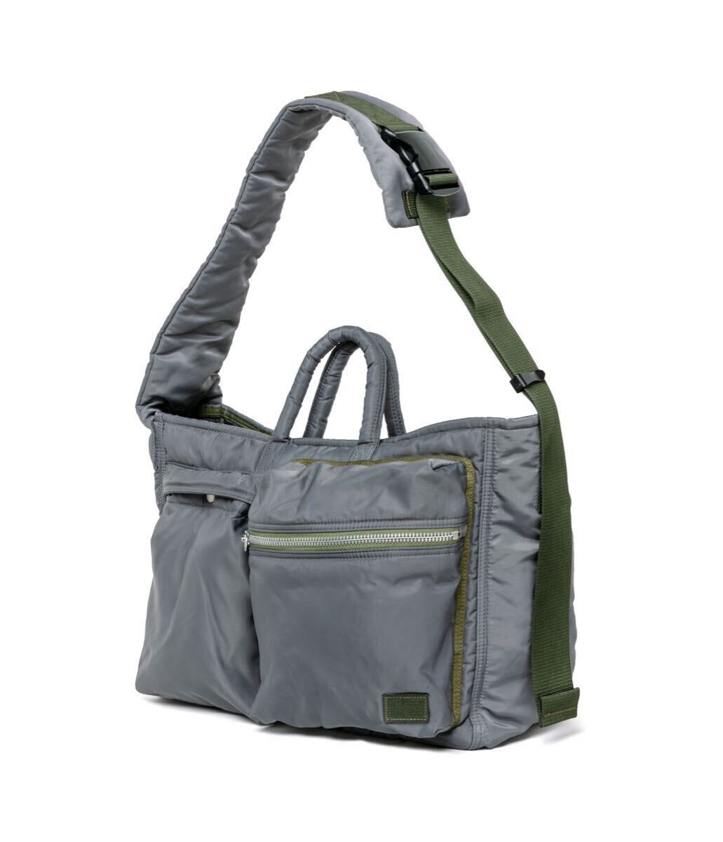 未使用品 23AW sacai×PORTER Delivery Pocket Bag GRAY×KHAKI 未使用品 23AW sacai×PORTER Delivery Pocket Bag GRAY×KHAKI