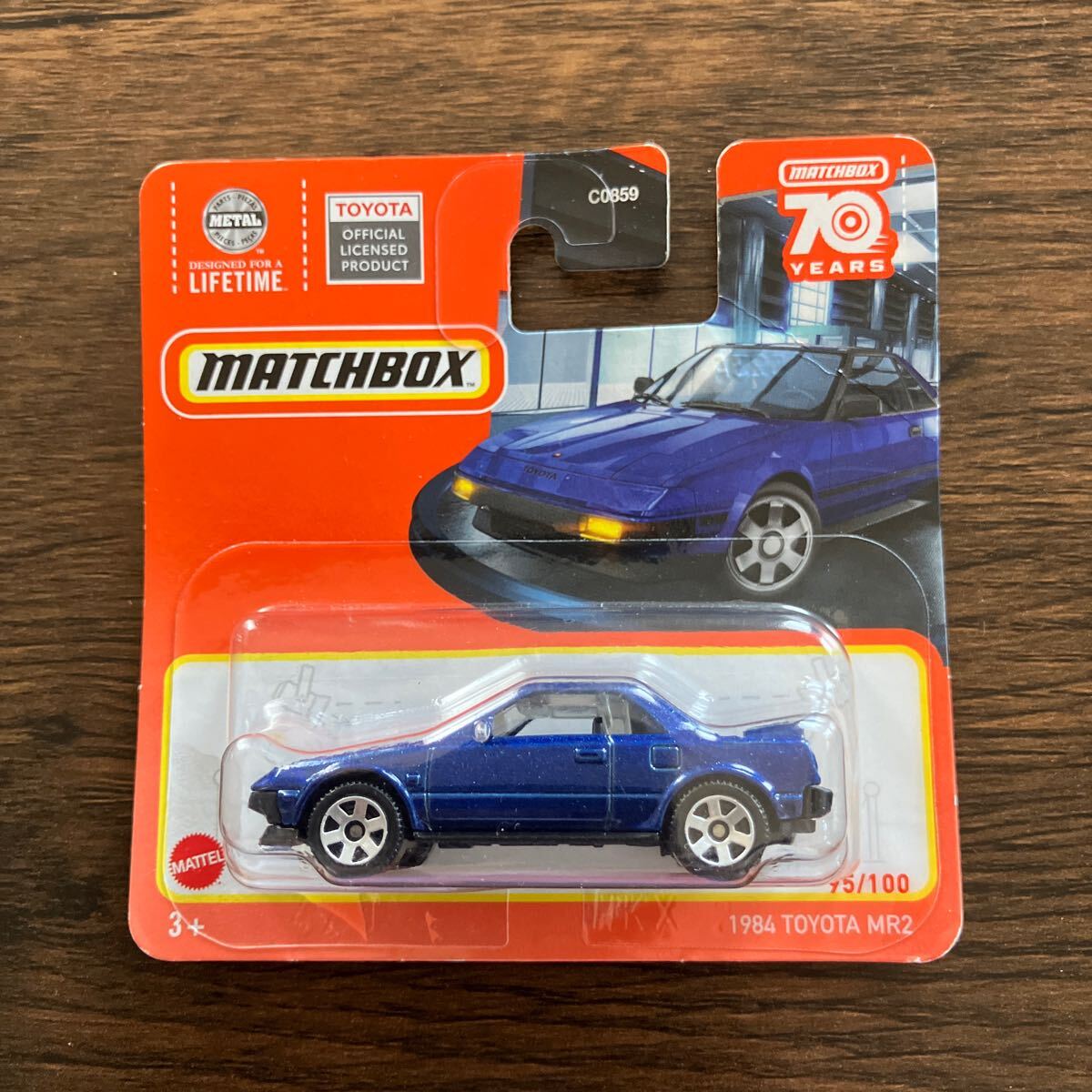 マッチボックス MATCHBOX 1984 TOYOTA MR2 トヨタ MR2 ブルー 右ハンドル