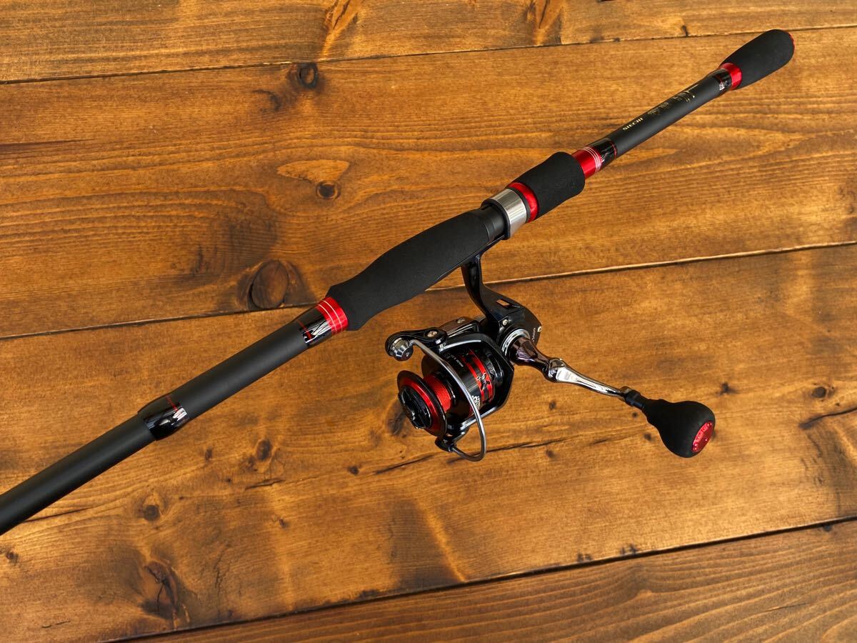 te less ko rod set 9ft 270cm red light shore jigging si- bass rod 