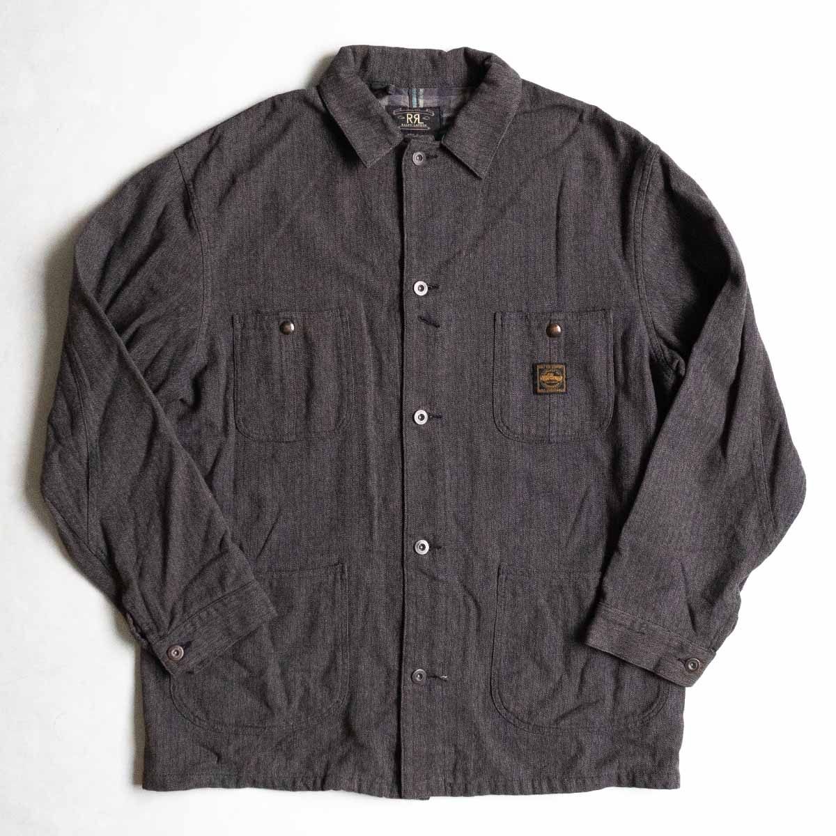 【90s】RRL BLACK STRIPE COVERALL 三つ星タグ 90s】RRL BLACK STRIPE COVERALL 三つ星タグ