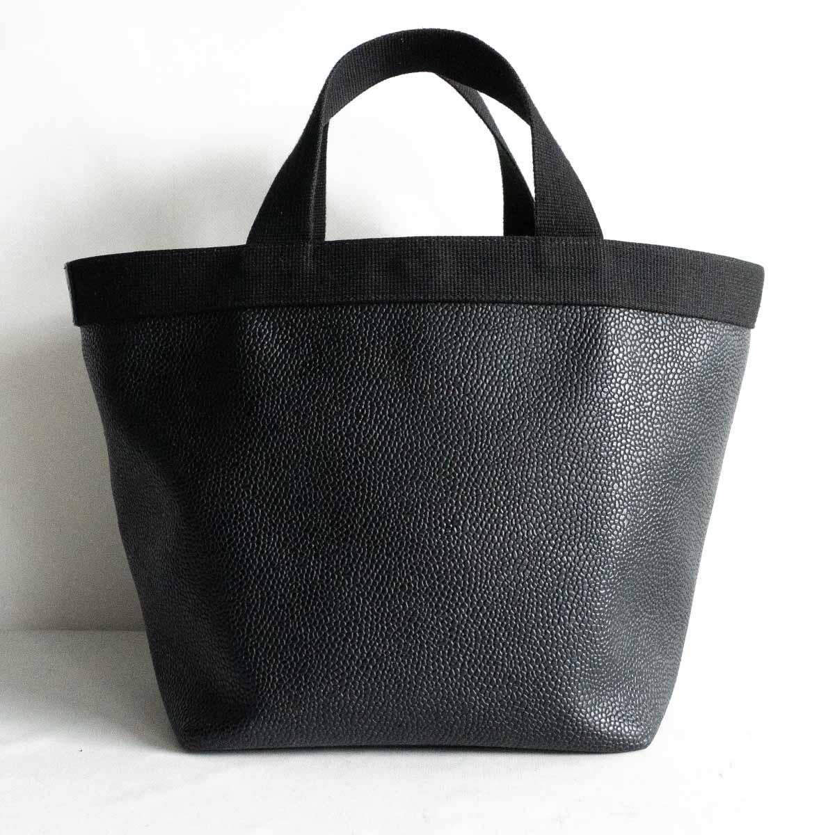 [ high class goods ] Herve Chapelier [707GP/ryu Cusco -tedo canvas boat shape tote bag ]nowa-ru black Herve Chapelier 2410424