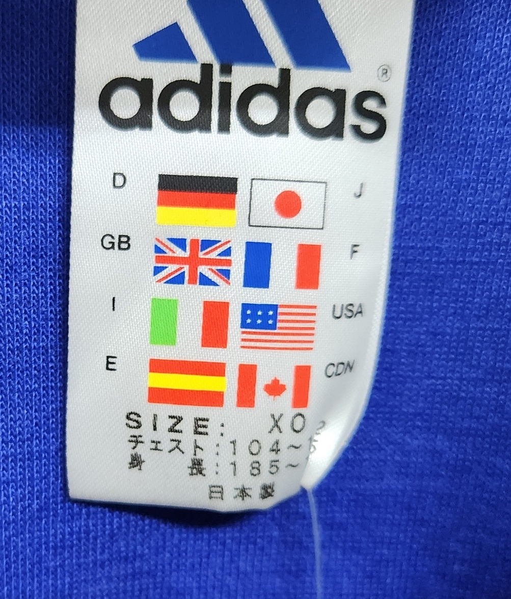01日本 JFA(H)#11 中山雅史 NAKAYAMA 選手用長袖 adidas EQUIPMENT コンフェ杯 XO