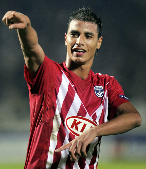 09-10 ボルドーBordeaux Third(3rd) #8 グルキュフ Yoann Gourcuff Puma正規(guī) UEFA CL仕様 L