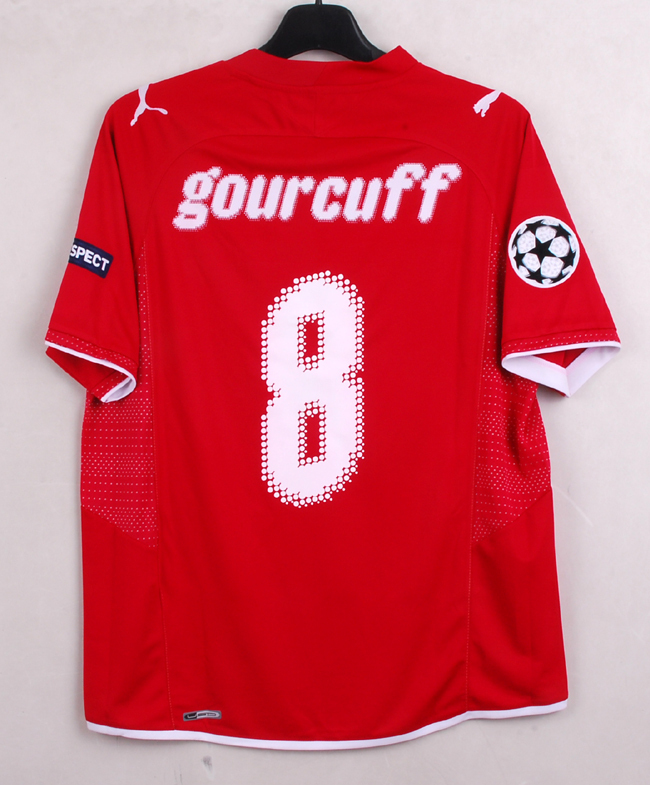 09-10 ボルドーBordeaux Third(3rd) #8 グルキュフ Yoann Gourcuff Puma正規(guī) UEFA CL仕様 L
