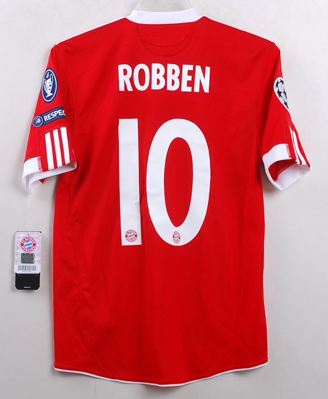 09-10bai L n*myumhenFCB Bayern Munich (H)#10ro Ben ROBBEN короткий рукав adidas UEFA CL specification JASPO L