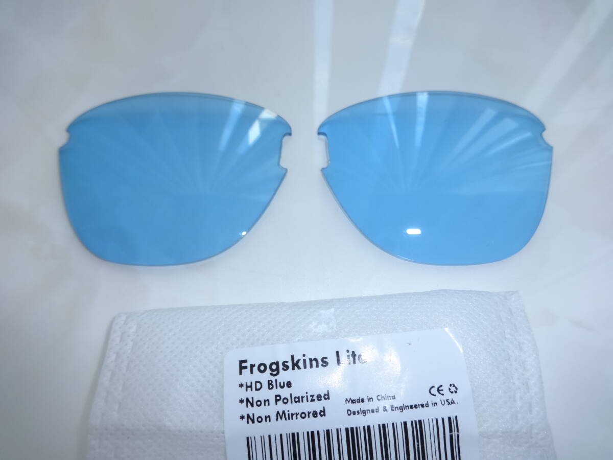 ★オークリー Frogskins Lite フロッグスキンライト用 カスタムレンズ HD BLUE新品 Replacement Lenses for Oakley Frogskins Lite